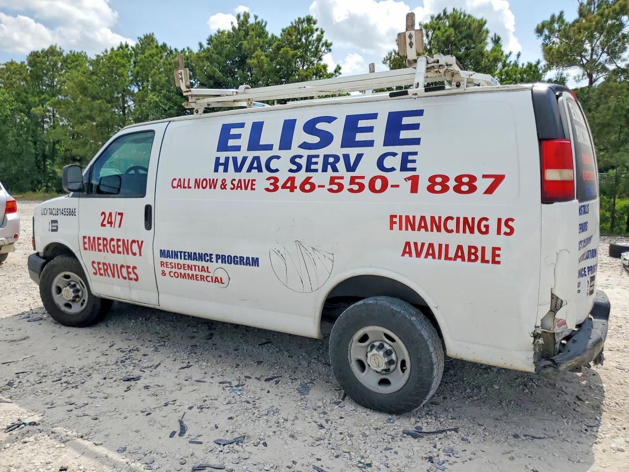 1GCWGFBA7E1100046 · 2014 CHEVROLET EXPRESS G2500 · 2/13