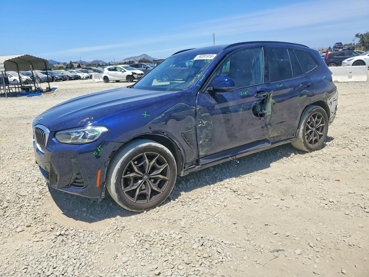 5UX53DP02N9M75631 · 2022 BMW X3