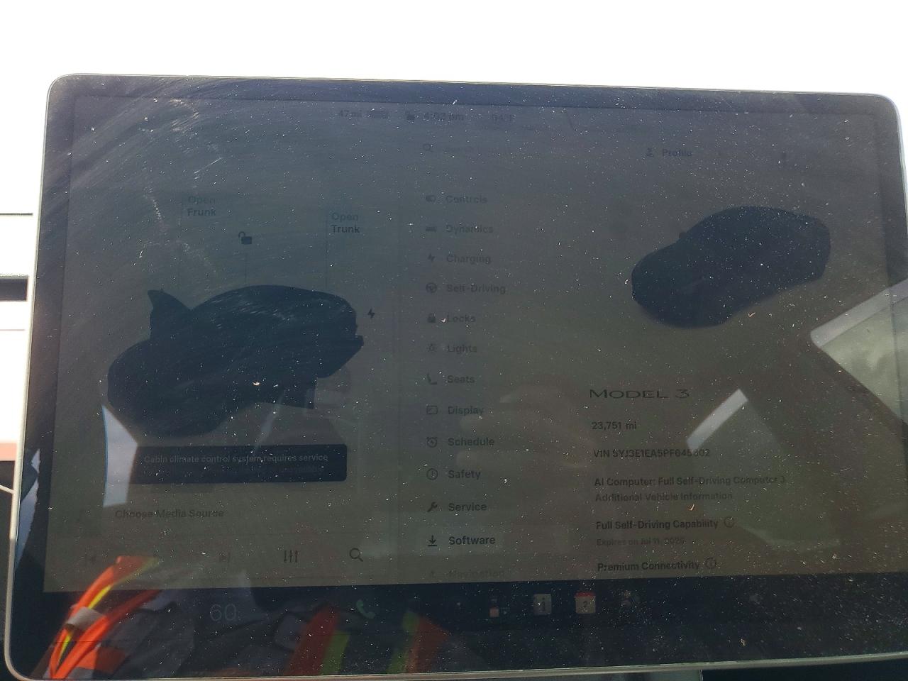 5YJ3E1EA5PF645602 · 2023 TESLA MODEL 3 · 9/12
