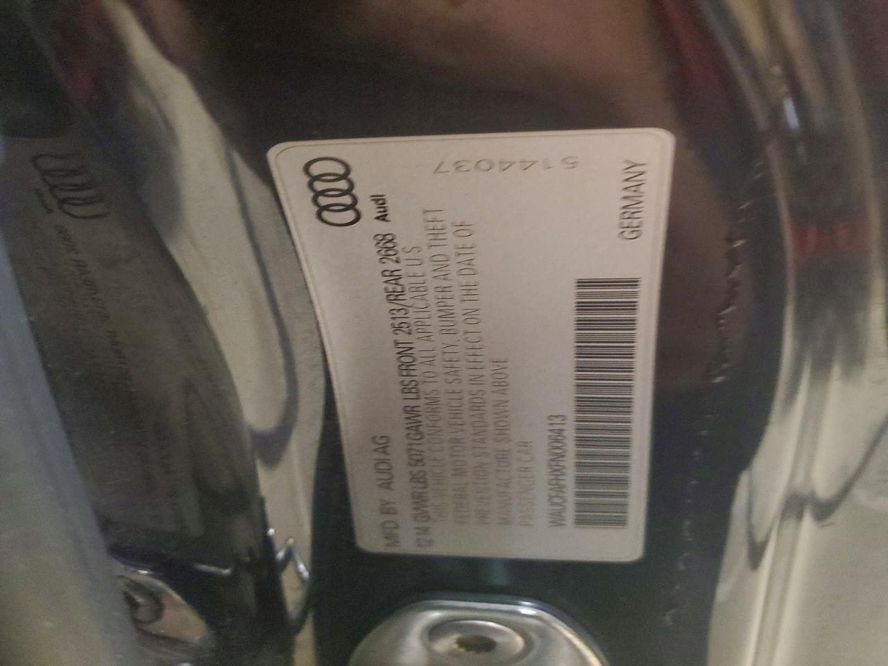 WAUCFAFHXFN006413 · 2015 AUDI A5 · 12/12