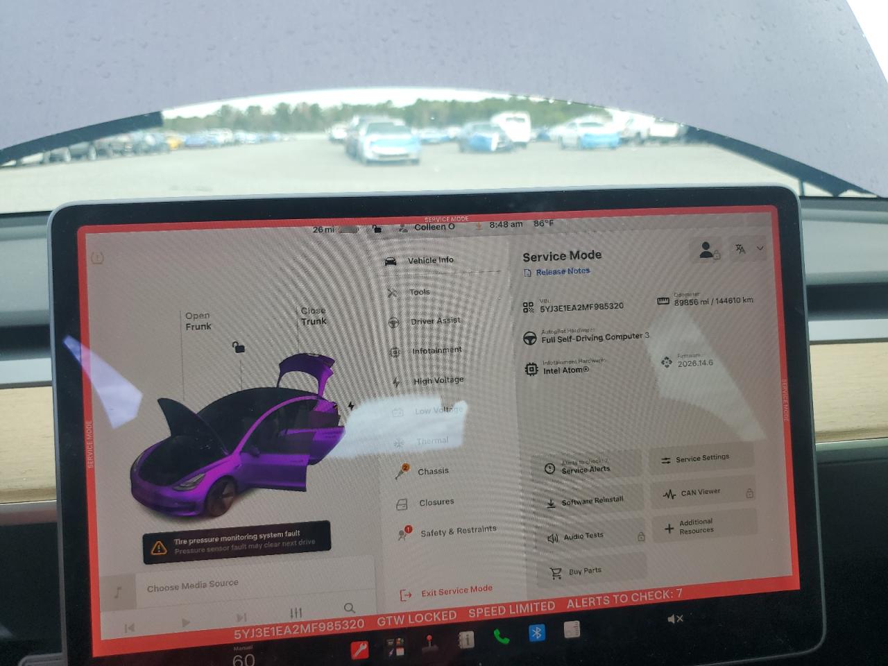 5YJ3E1EA2MF985320 · 2021 TESLA MODEL 3 · 9/12