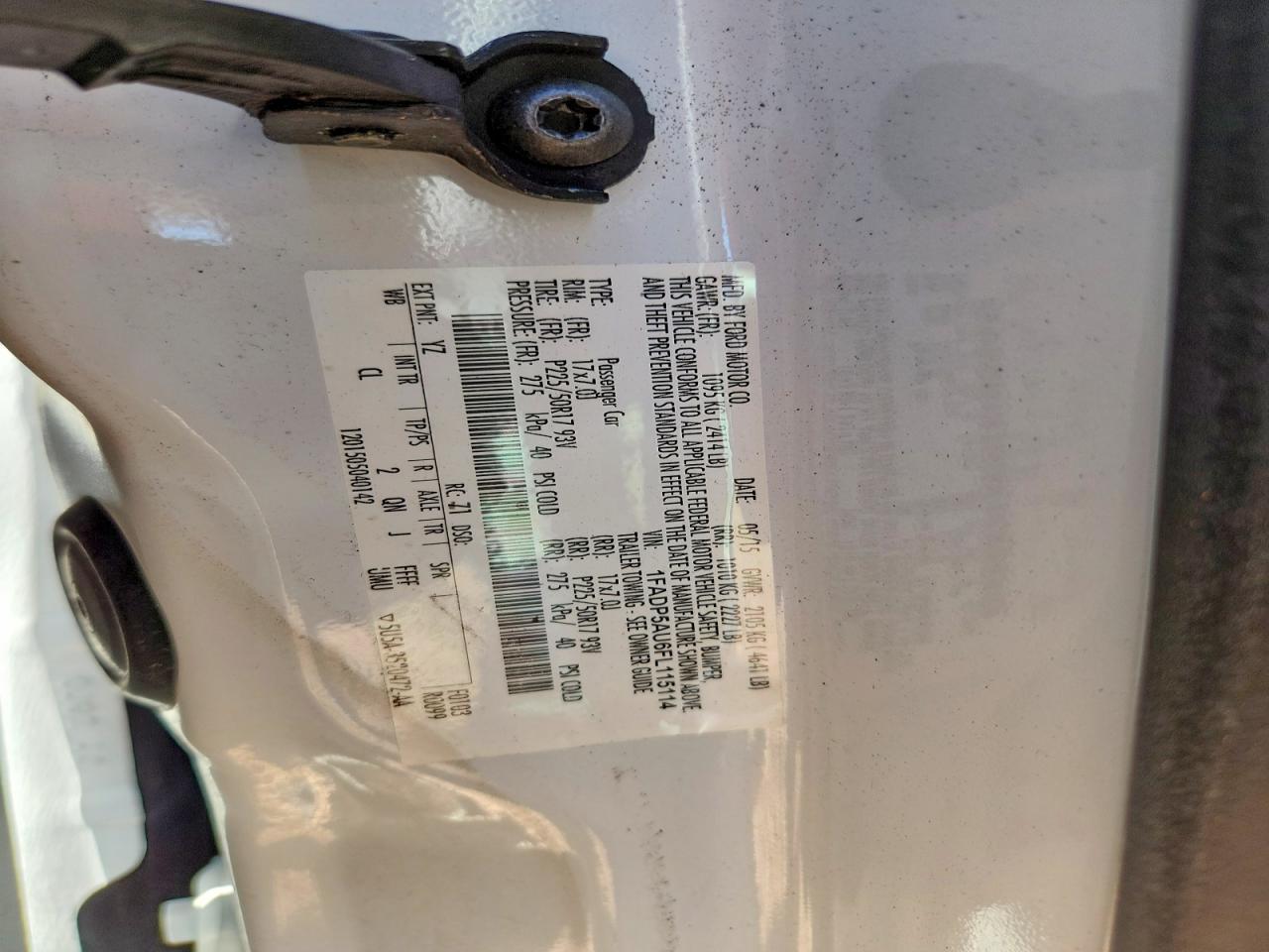 1FADP5AU6FL115114 · 2015 FORD C-MAX · 12/12