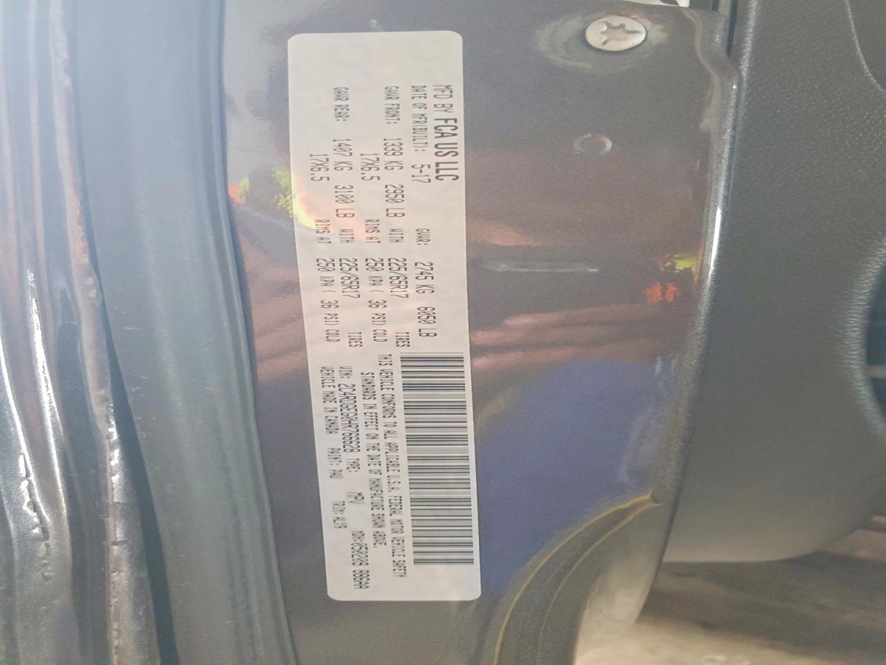 2C4RDGEG0HR766628 · 2017 DODGE GRAND CARAVAN · 12/12