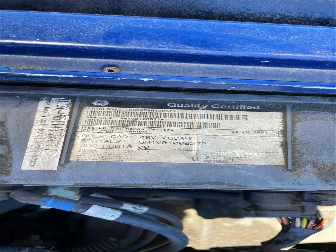SH4V0100927P · 2004 YAMAHA UNKNOWN · 10/10