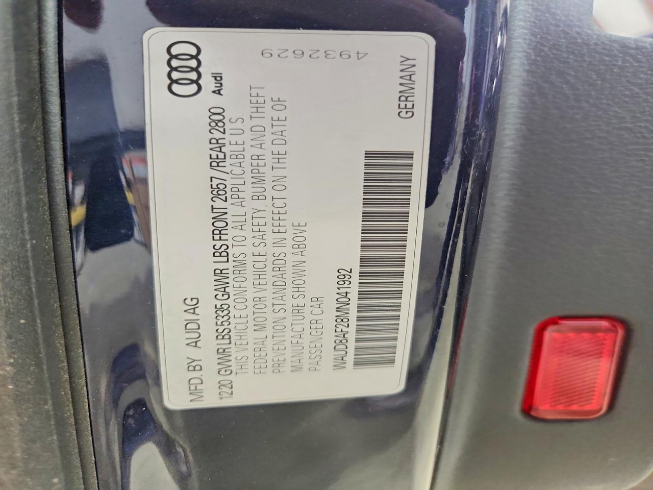 WAUD8AF28MN041992 · 2021 AUDI A6 · 12/12