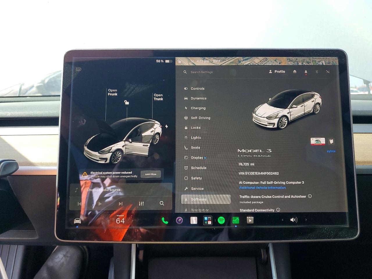5YJ3E1EA4HF002482 · 2017 TESLA MODEL 3 · 9/12