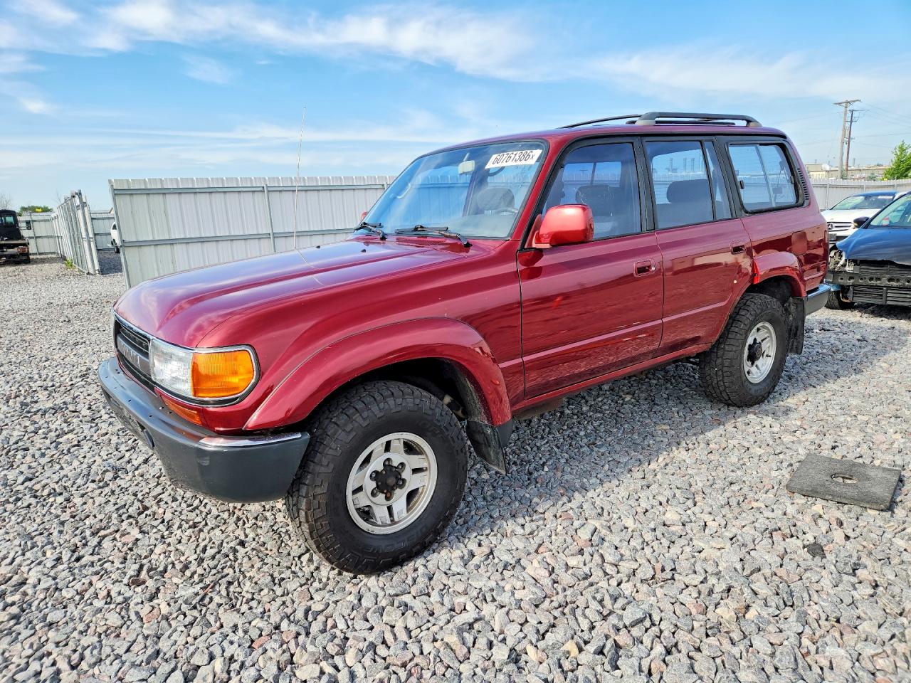 JT3FJ80W1M0012632 · 1991 TOYOTA LAND CRUISER