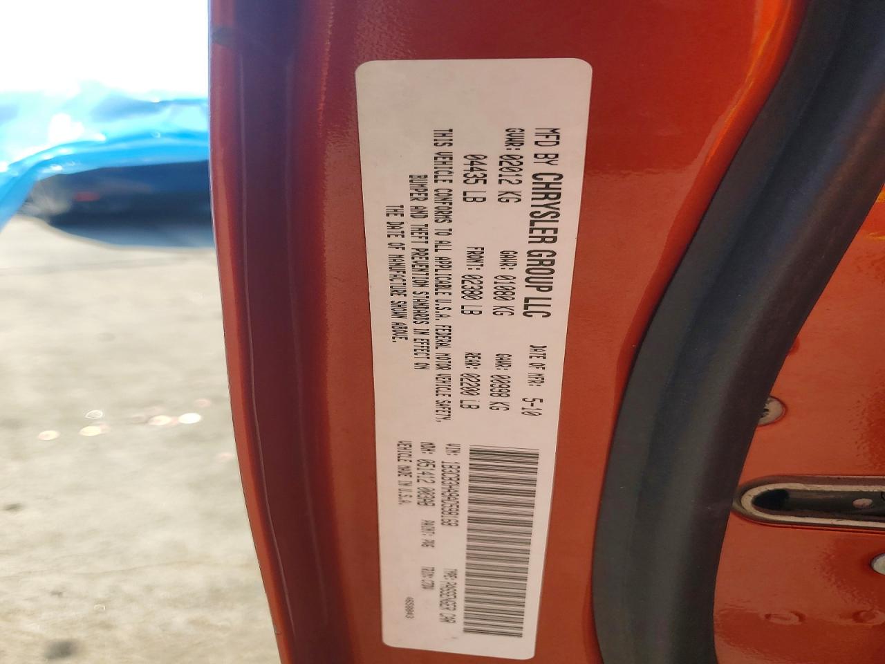 1B3CB3HA9AD598168 · 2010 DODGE CALIBER · 12/12