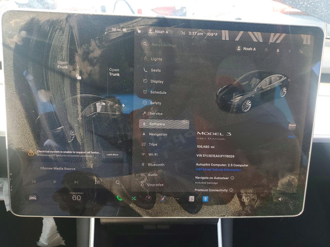 5YJ3E1EA0JF178029 · 2018 TESLA MODEL 3 · 9/12