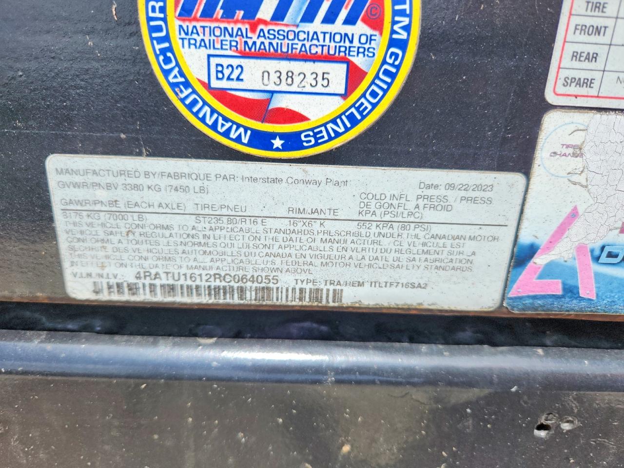 4RATU1612RC064055 · 2024 INTERSTATE UNKNOWN · 8/9