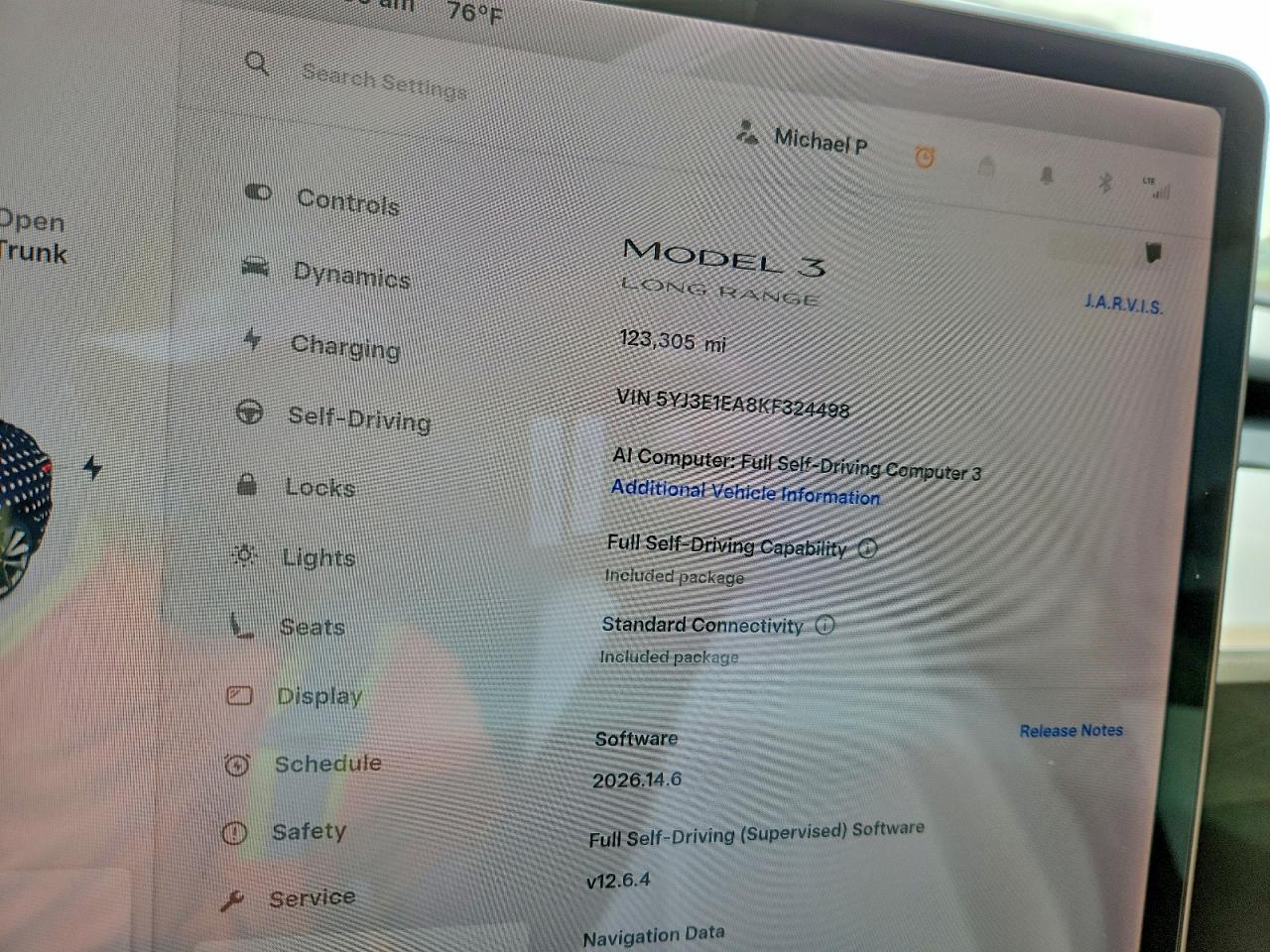 5YJ3E1EA8KF324498 · 2019 TESLA MODEL 3 · 9/12