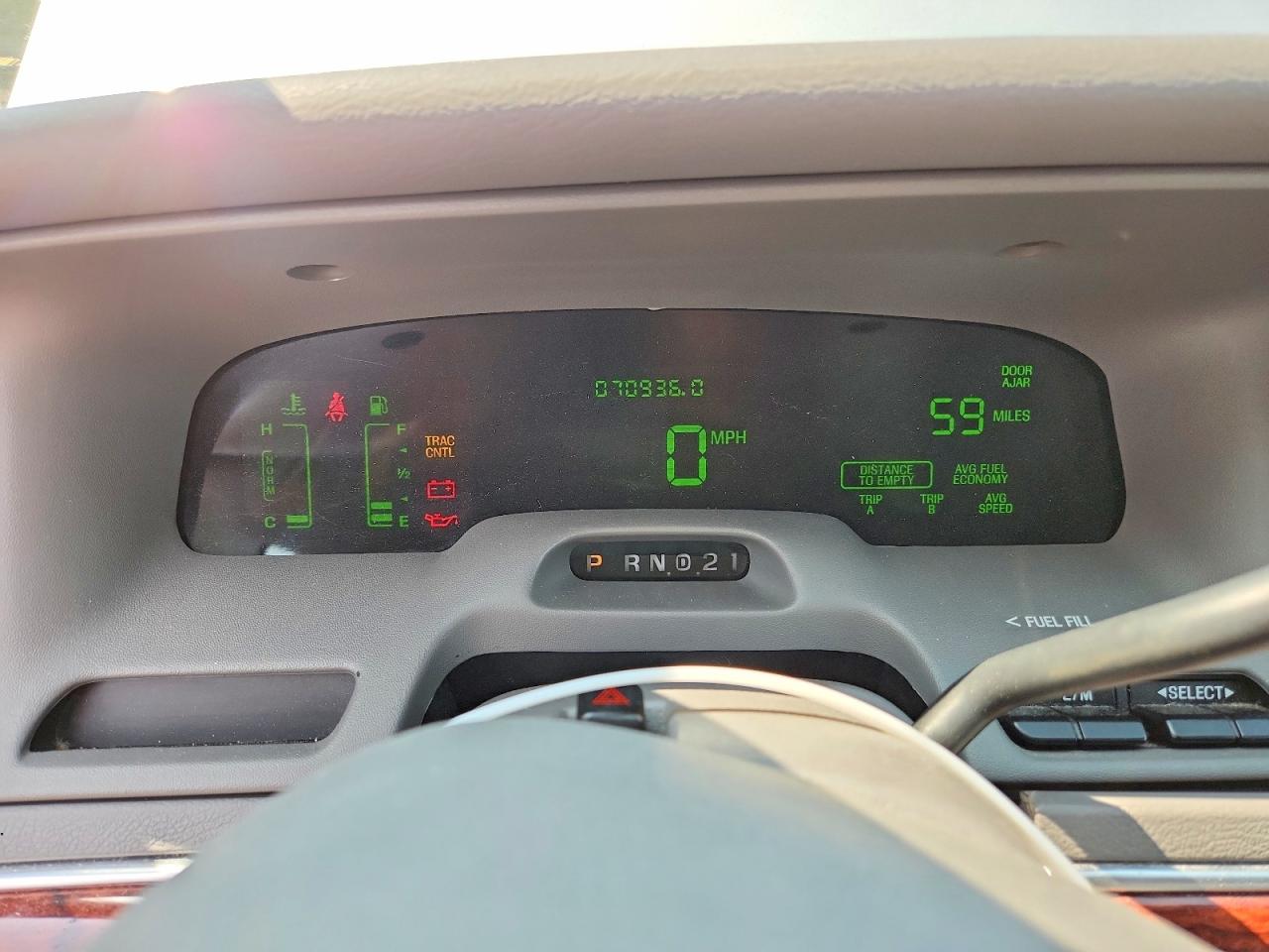 2MEFM75WX1X710934 · 2001 MERCURY GRAND MARQUIS · 9/12