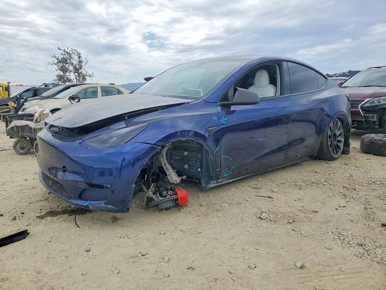 7SAYGDEF6NF539785 · 2022 TESLA MODEL Y
