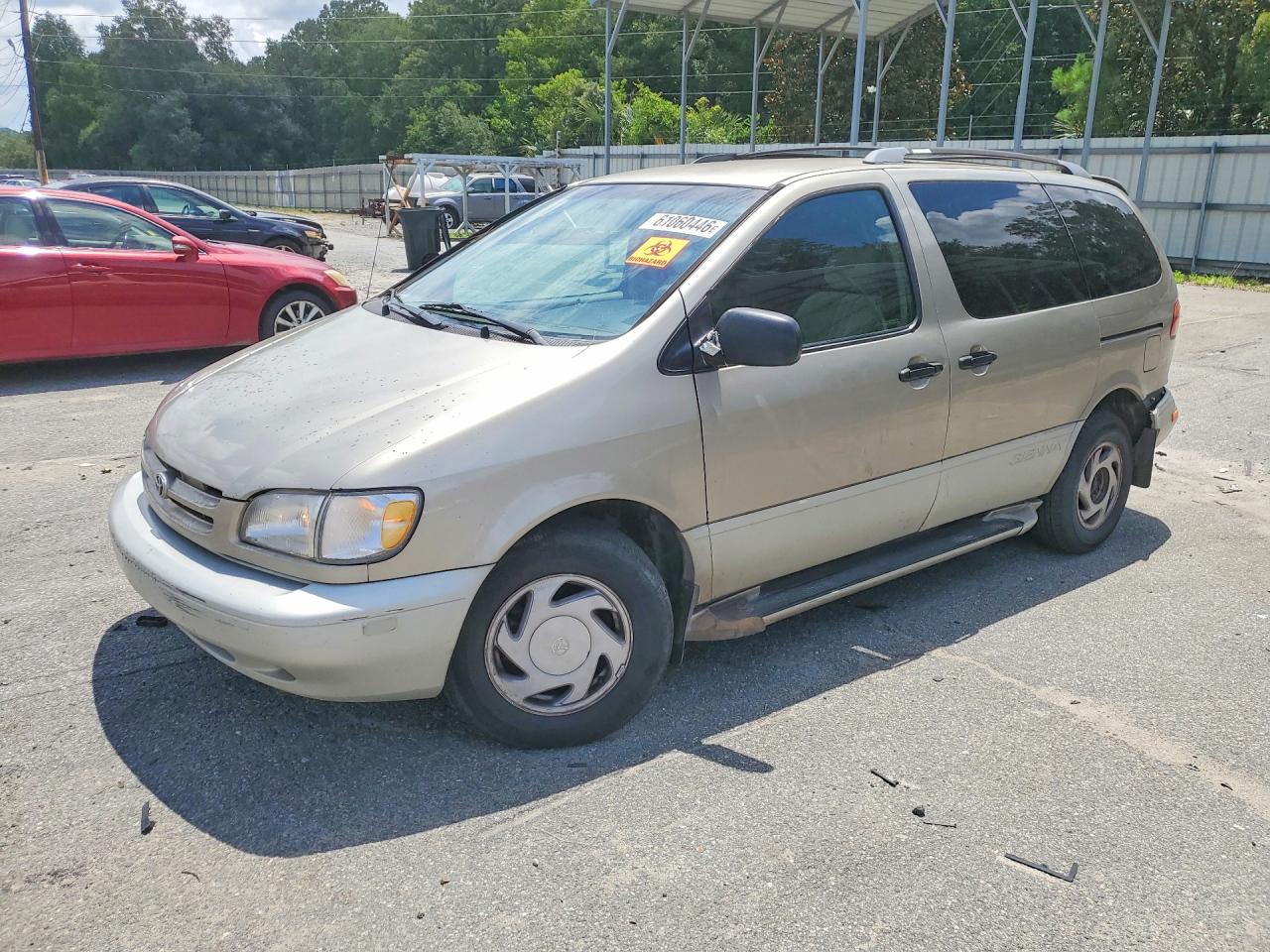 4T3ZF13C4YU317207 · 2000 TOYOTA SIENNA