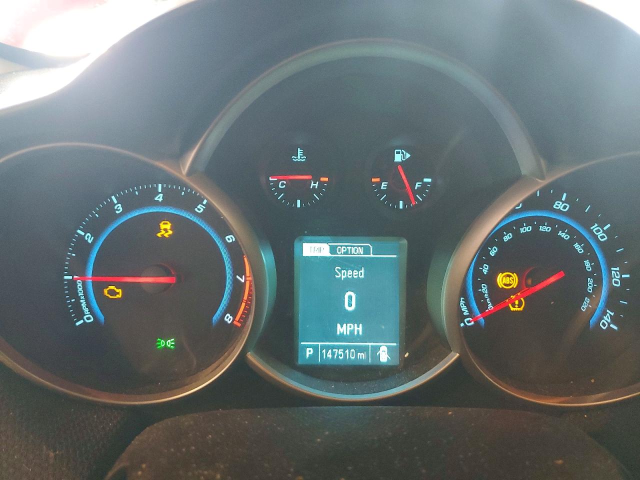 1G1PC5SB9E7275536 · 2014 CHEVROLET CRUZE · 9/12