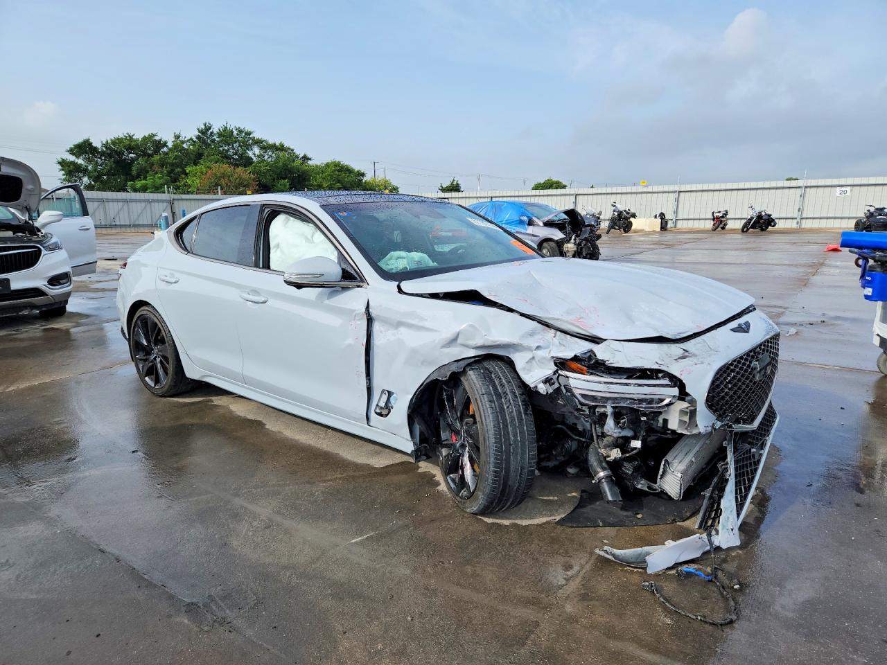 KMTG54TE9NU095979 · 2022 GENESIS G70 · 4/12