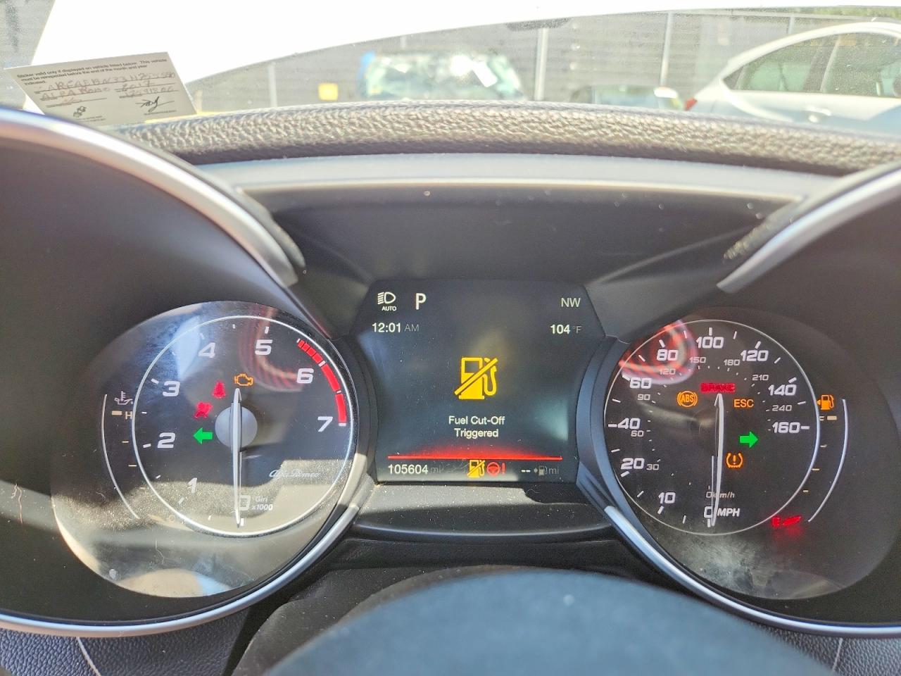 ZARFAEBN3H7555904 · 2017 ALFA ROMEO GIULIA · 9/12