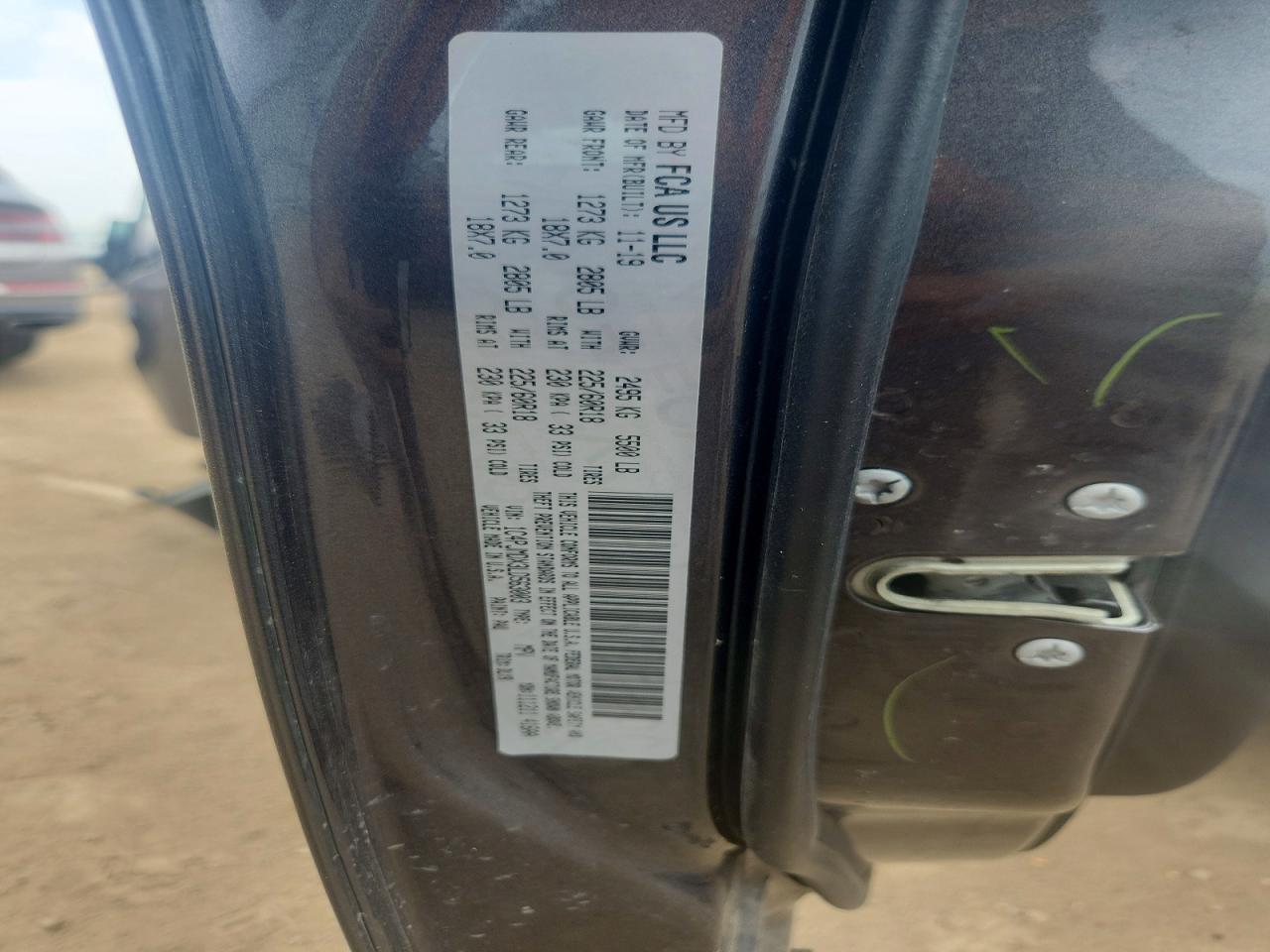 1C4PJMDX3LD563003 · 2020 JEEP CHEROKEE · 12/12