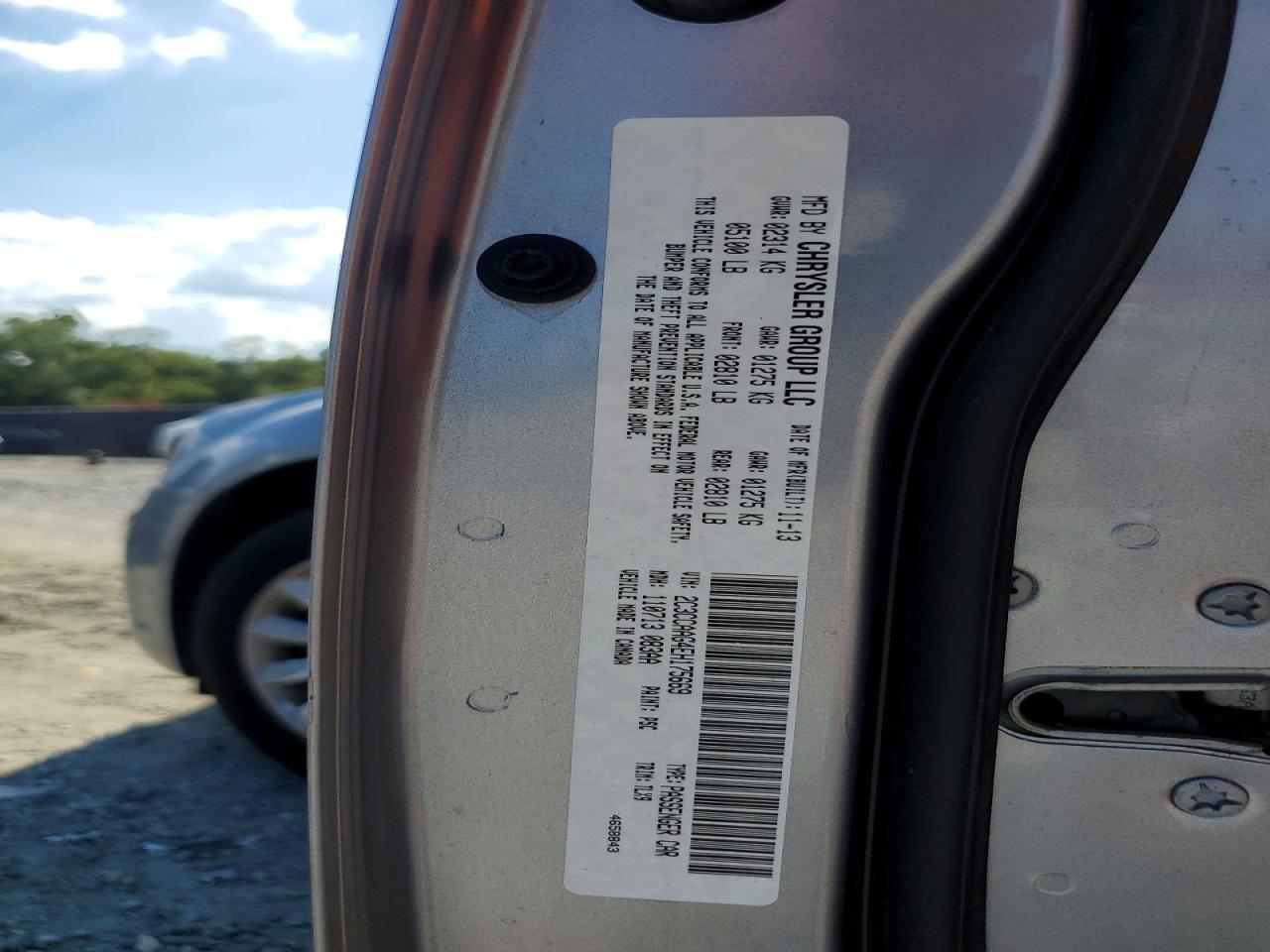 2C3CCAAG4EH175669 · 2014 CHRYSLER 300 · 12/12
