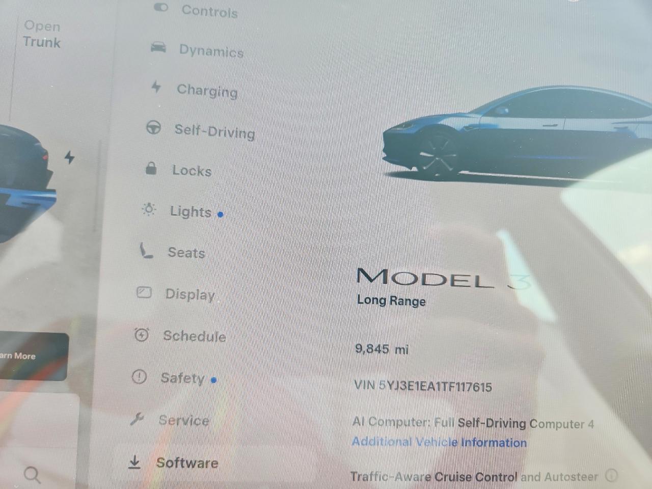 5YJ3E1EA1TF117615 · 2026 TESLA MODEL 3 · 9/12