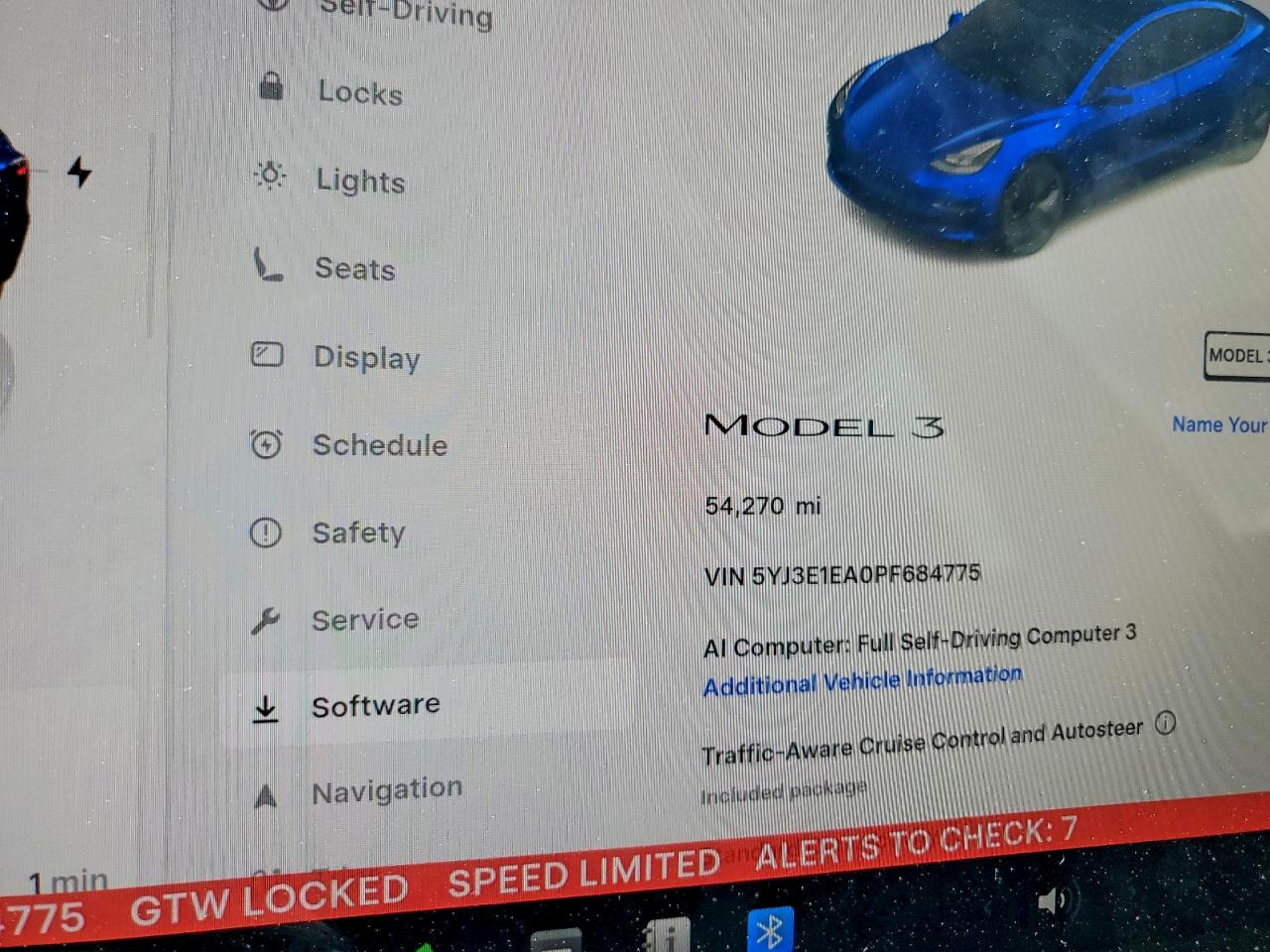 5YJ3E1EA0PF684775 · 2023 TESLA MODEL 3 · 9/12