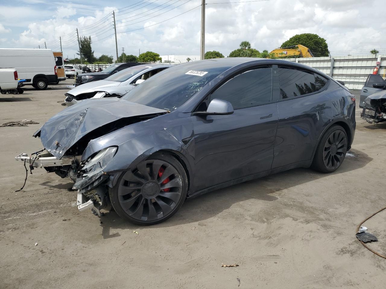 7SAYGDEF7NF366990 · 2022 TESLA MODEL Y