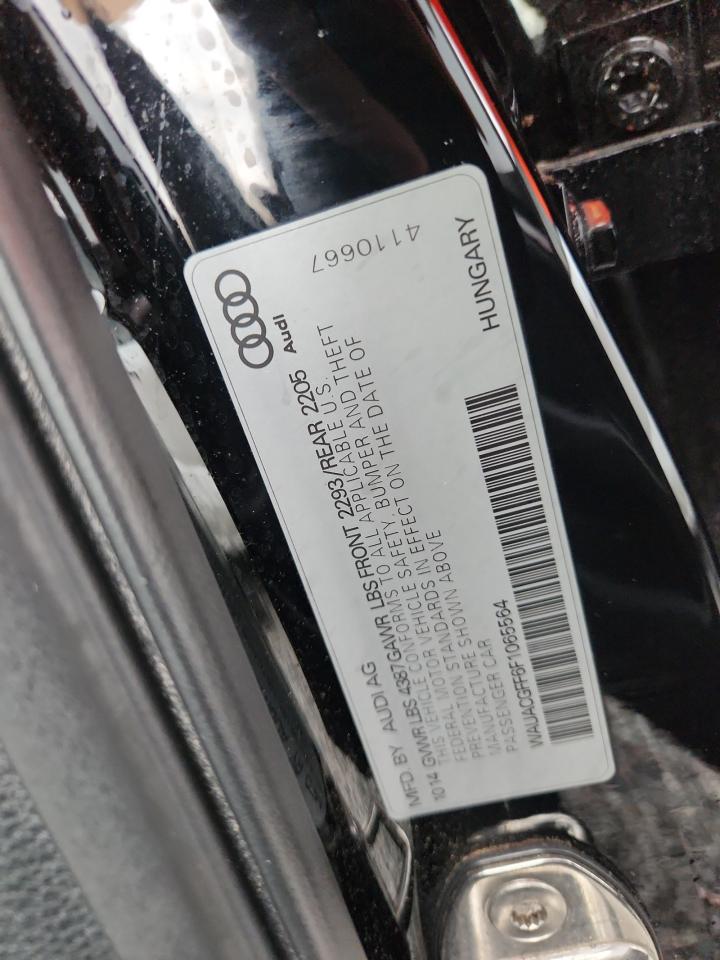 WAUACGFF6F1065564 · 2015 AUDI A3 · 12/12