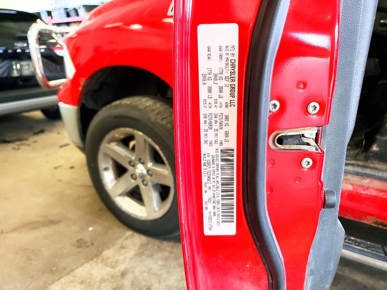 1C6RD7LT5CS345812 · 2012 DODGE RAM 1500 · 12/12