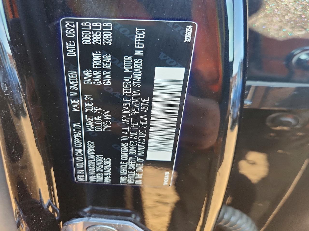YV4A22PLXN1781862 · 2022 VOLVO XC90 · 12/12
