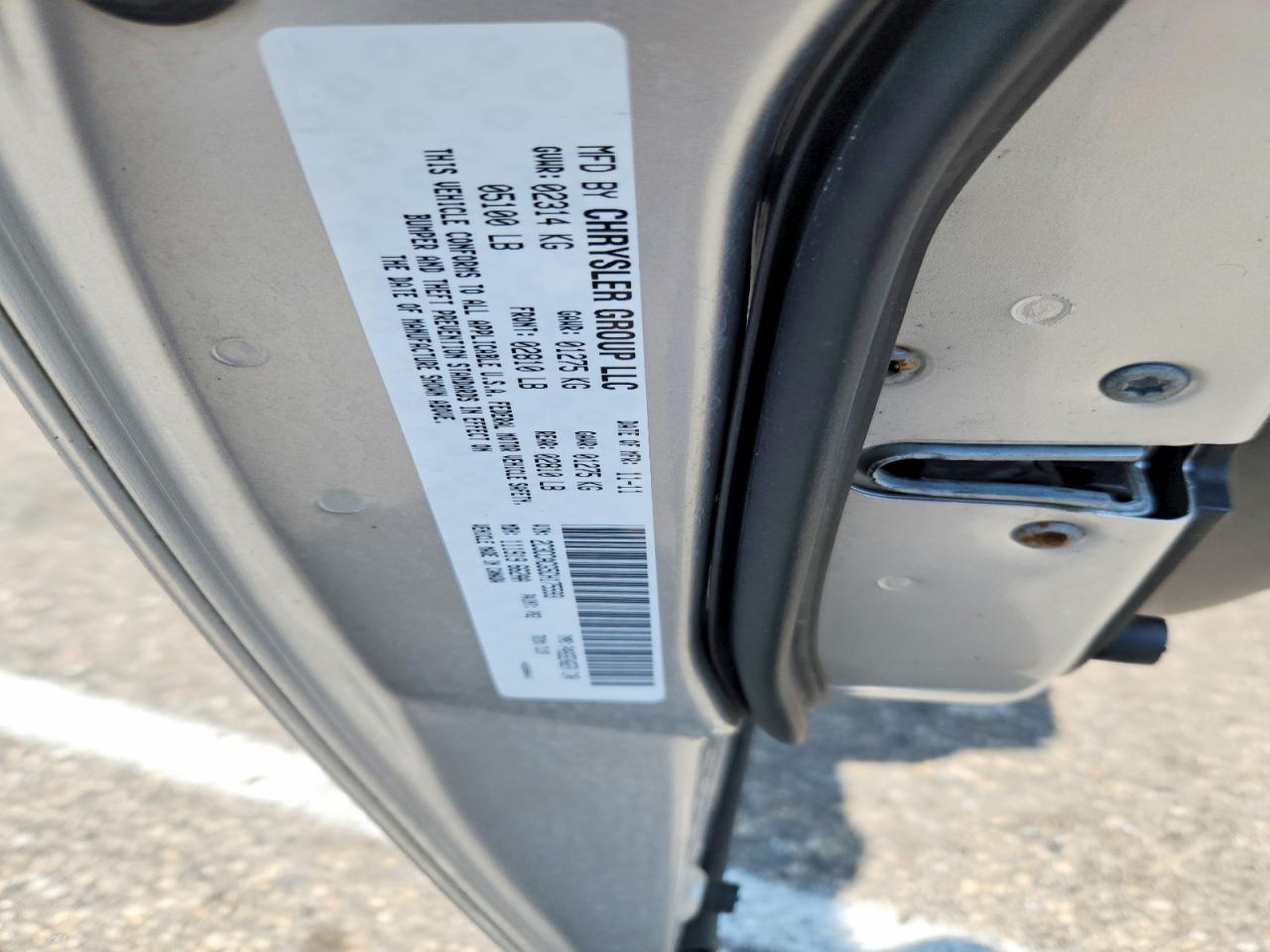 2C3CCACG5CH175593 · 2012 CHRYSLER 300 · 12/12