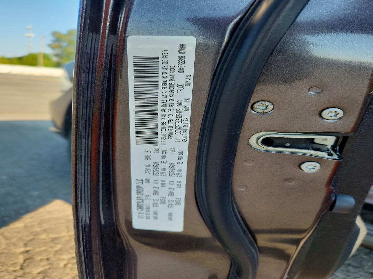 1C6RR7FT5ES427426 · 2014 RAM 1500 · 12/12