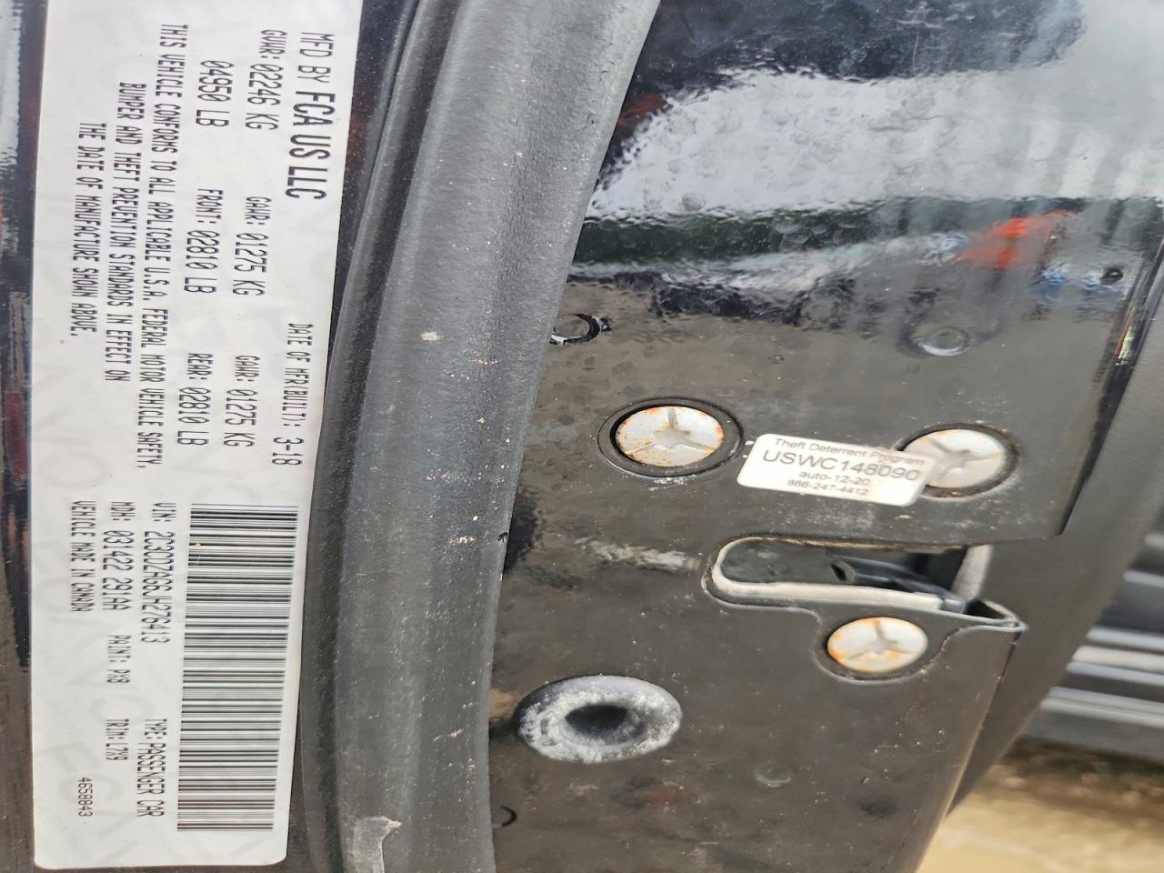 2C3CDZAG6JH276413 · 2018 DODGE CHALLENGER · 12/12