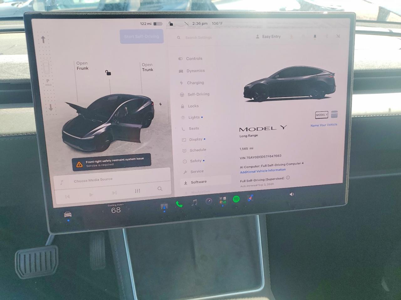 7SAYGDED5TF647083 · 2026 TESLA MODEL Y · 9/13