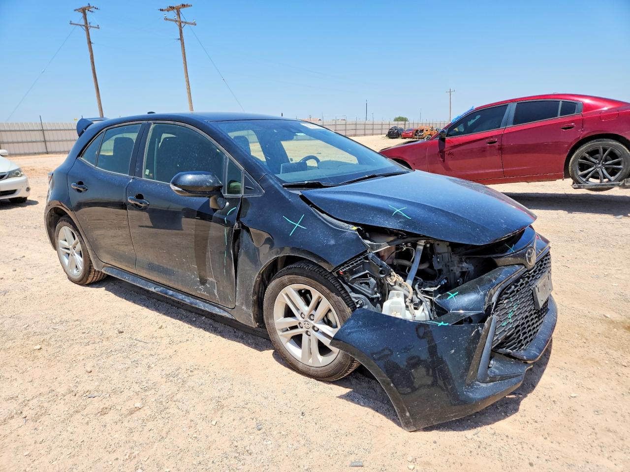 JTNK4RBE1K3017820 · 2019 TOYOTA COROLLA HATCHBACK · 4/12