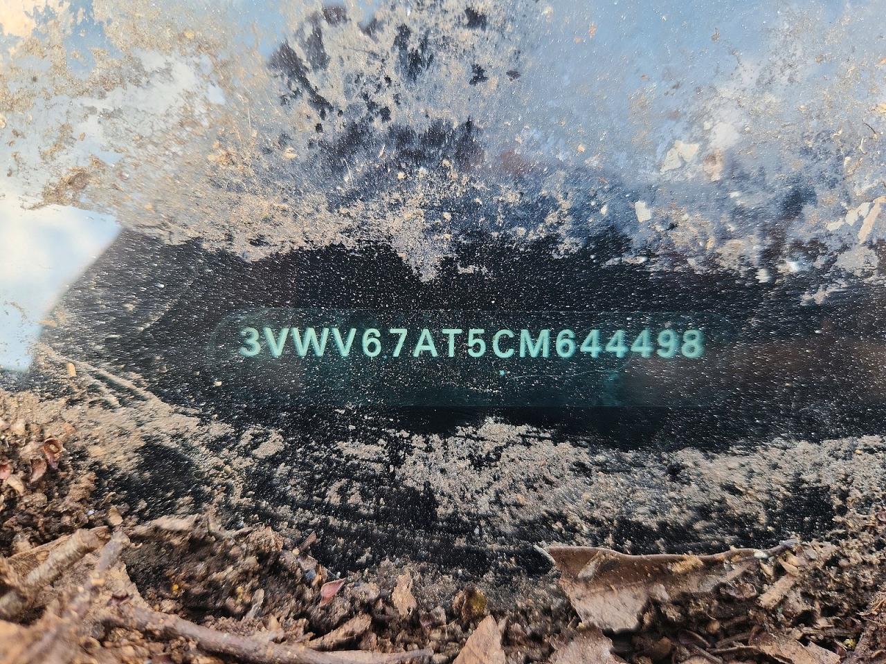 3VWV67AT5CM644498 · 2012 VOLKSWAGEN BEETLE · 12/12