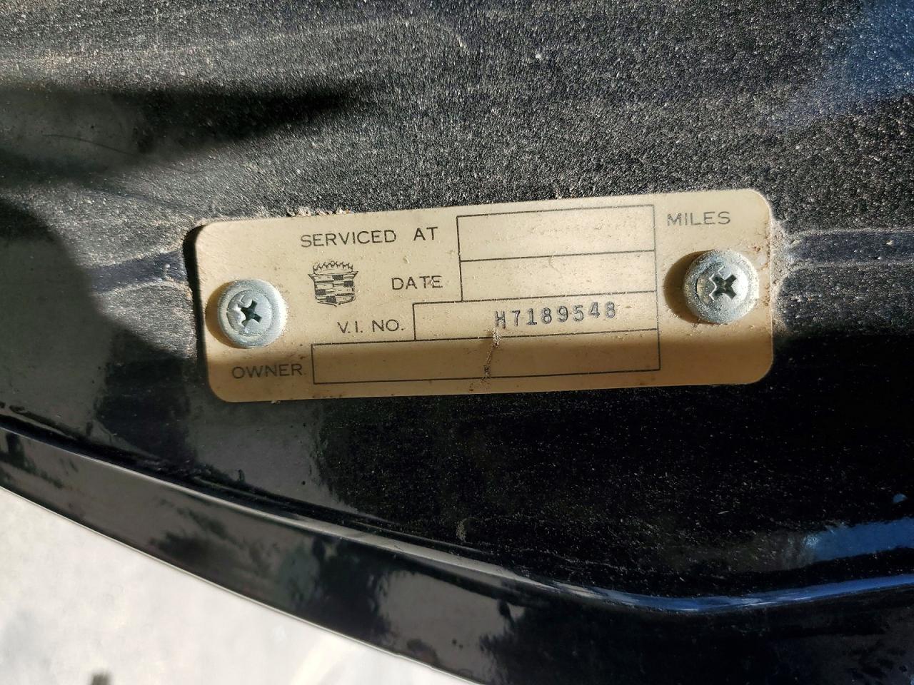 H7189548 · 1967 CADILLAC ELDORADO · 12/12