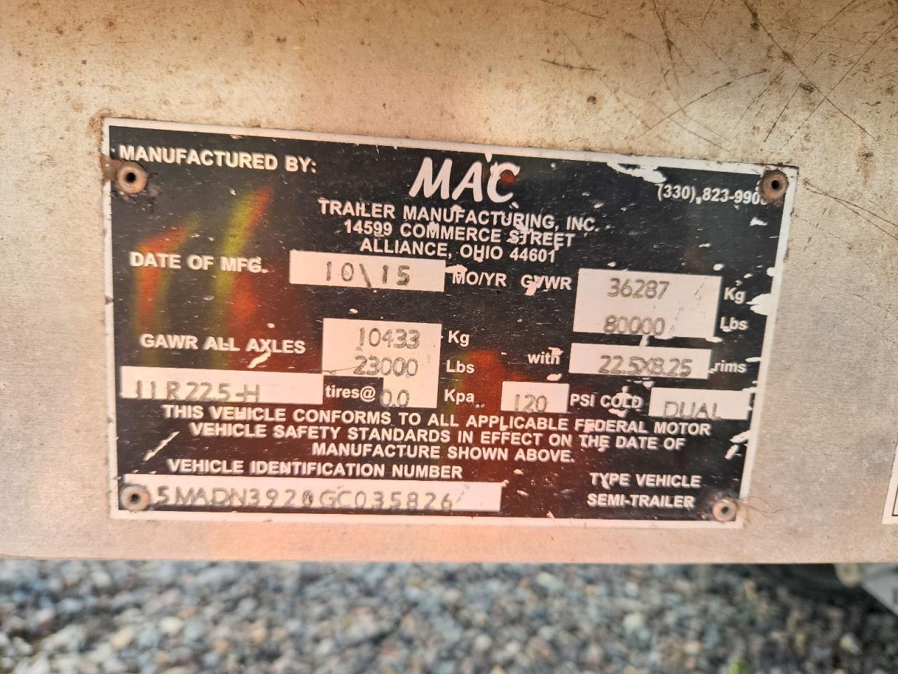 5MADN3920GC035826 · 2016 MAC UNKNOWN · 8/8