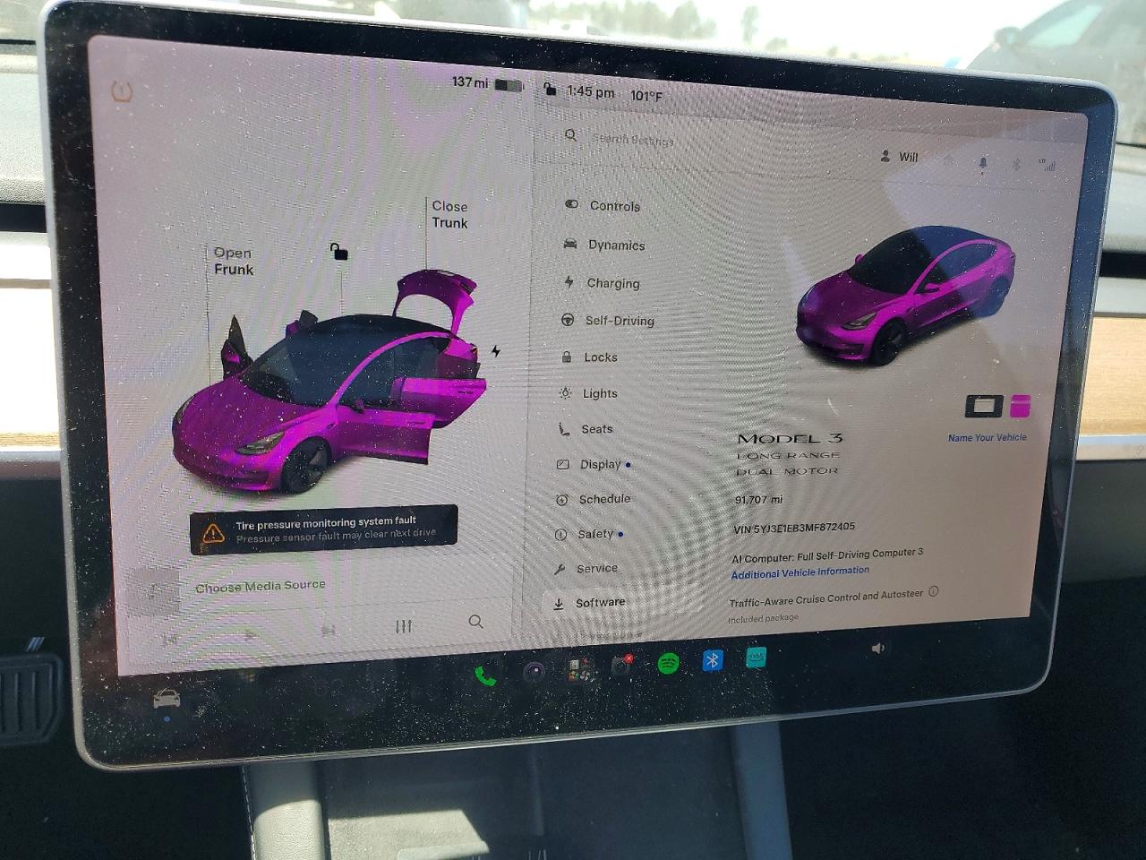 5YJ3E1EB3MF872405 · 2021 TESLA MODEL 3 · 9/12