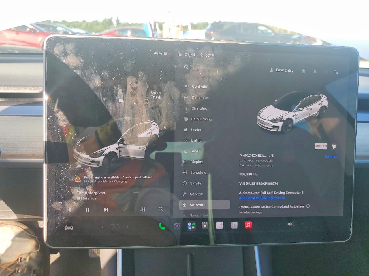5YJ3E1EB6KF199574 · 2019 TESLA MODEL 3 · 9/12