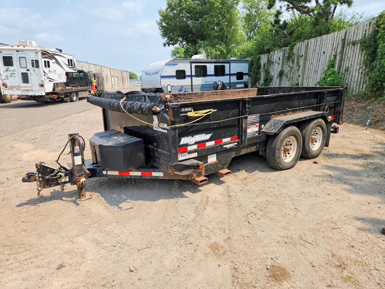 4KNUT1427FL160336 · 2015 BIG TEX 14-FOOT TANDEM AXLE