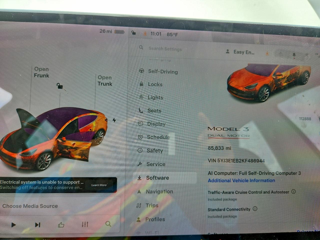 5YJ3E1EB2KF486944 · 2019 TESLA MODEL 3 · 9/12