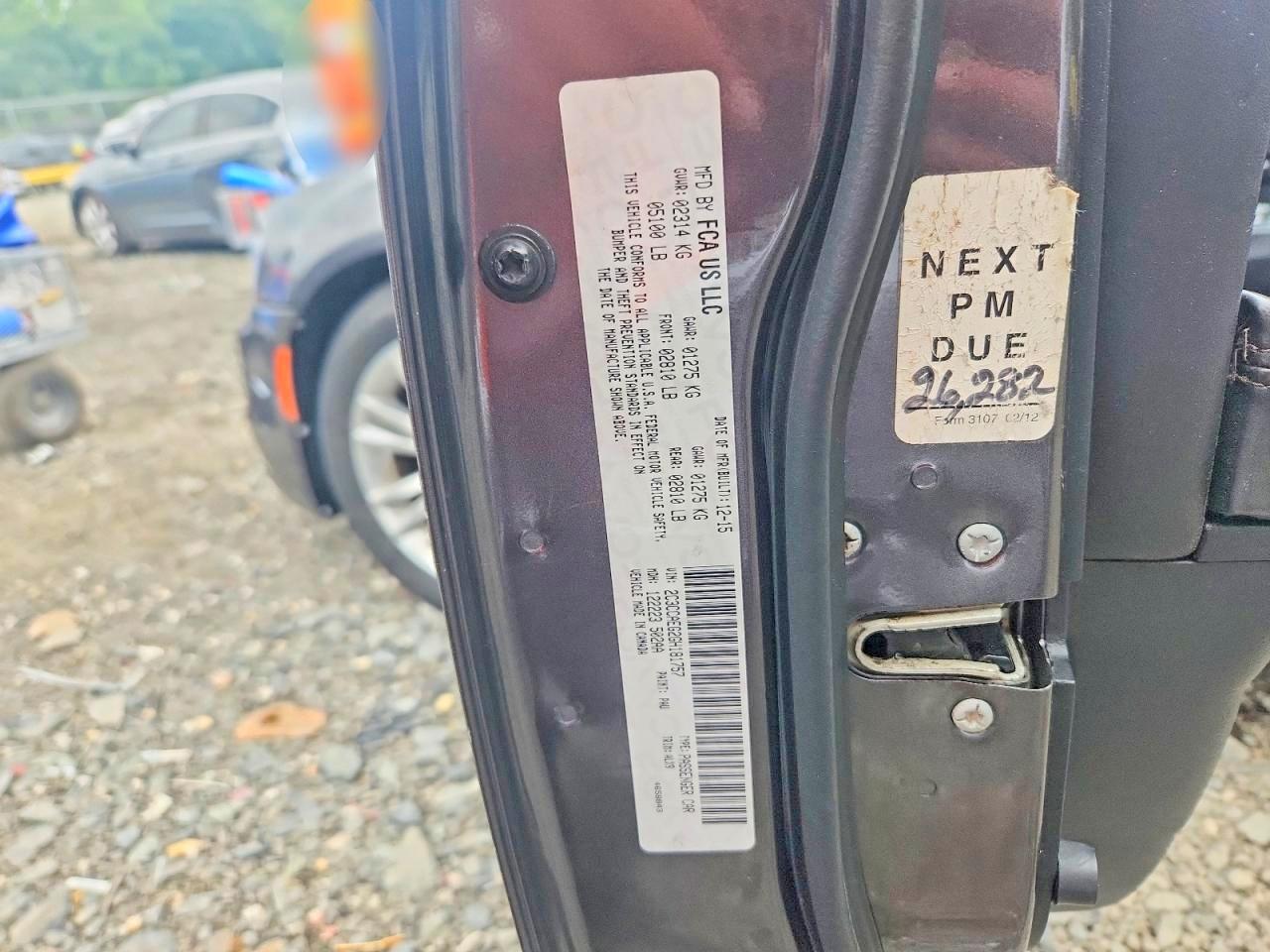 2C3CCAEG2GH181757 · 2016 CHRYSLER 300C · 12/12