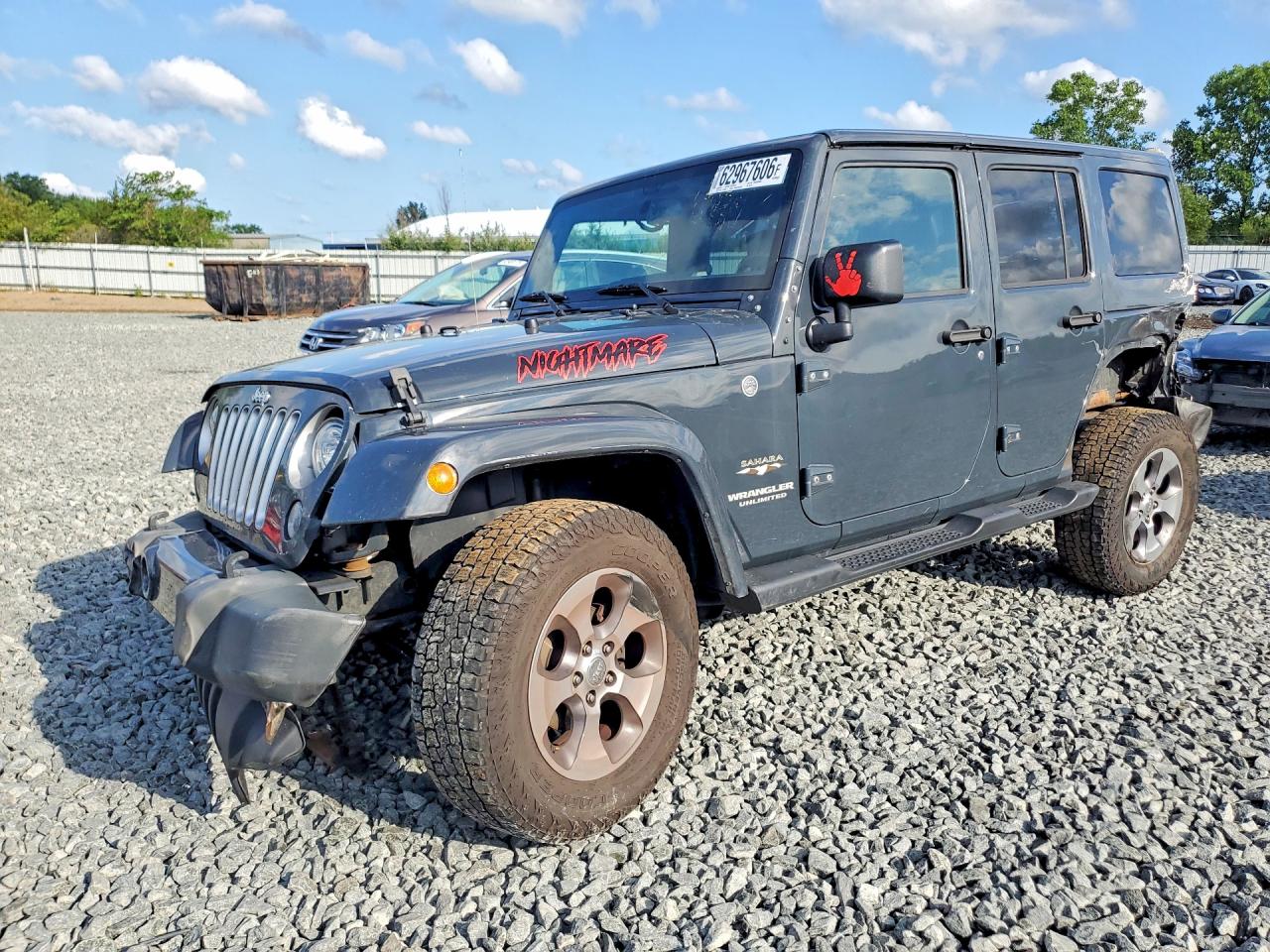 1C4BJWEGXHL537127 · 2017 JEEP WRANGLER UNLIMITED