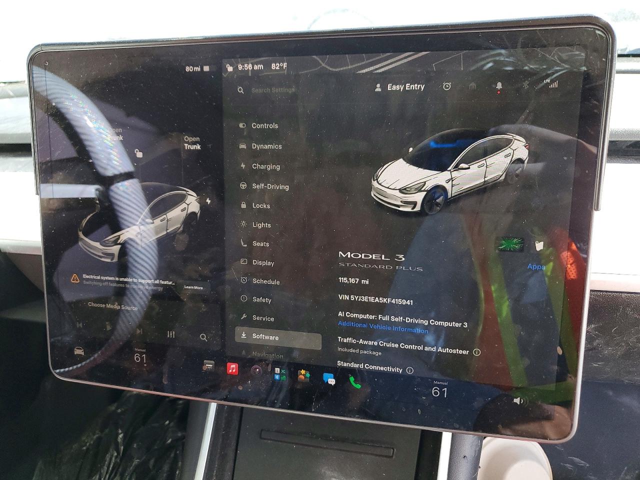 5YJ3E1EA5KF415941 · 2019 TESLA MODEL 3 · 9/12