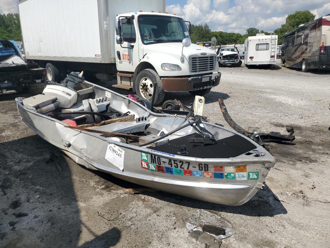 41091 · 1971 BOAT ALUMACRAFT BASS BOAT