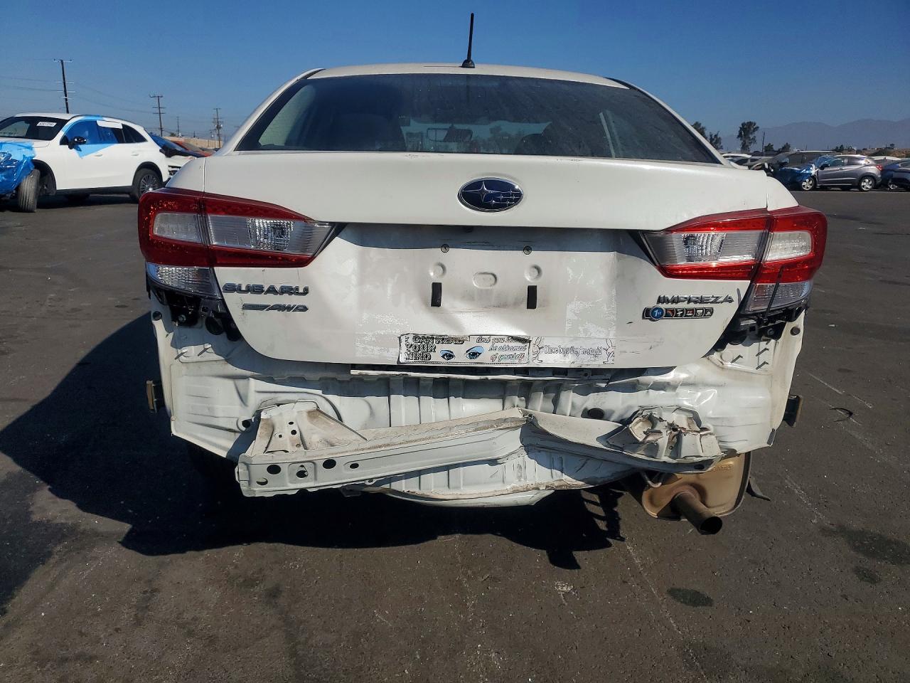 4S3GKAA66K3602887 · 2019 SUBARU IMPREZA · 6/12