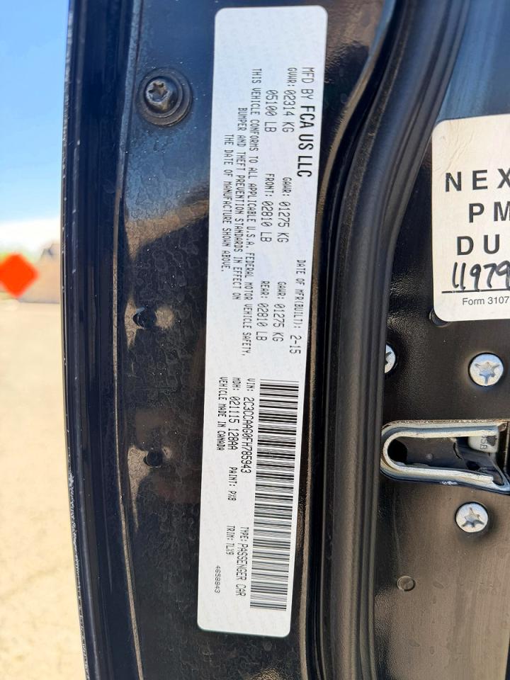 2C3CCAAG0FH785943 · 2015 CHRYSLER 300 · 10/10