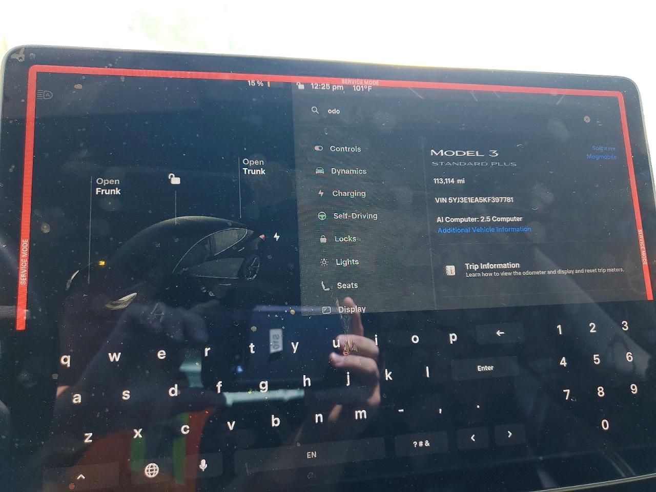 5YJ3E1EA5KF397781 · 2019 TESLA MODEL 3 · 9/12