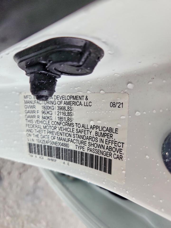 19XZE4F56NE004880 · 2022 HONDA INSIGHT · 12/12