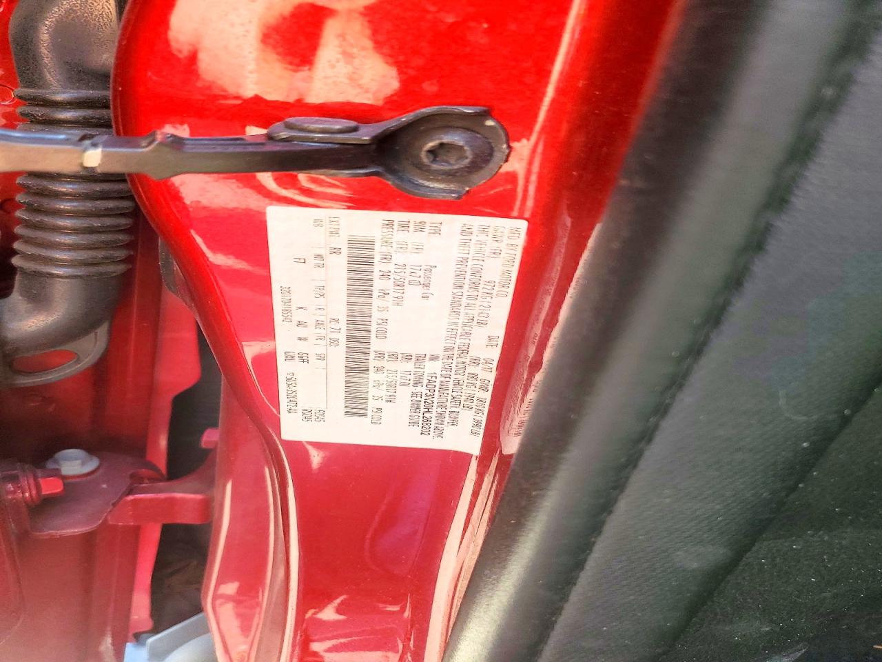 1FADP3N20HL268202 · 2017 FORD FOCUS · 12/12